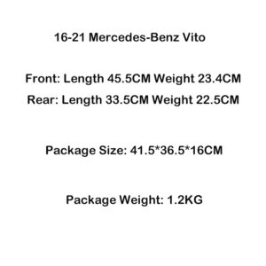 Mudguards Mercedes-Benz Viano Vito