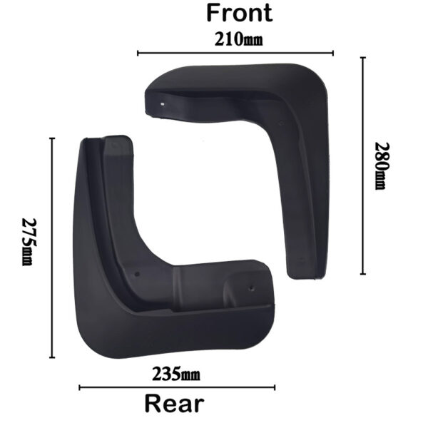 Car Mudguards VW POLO